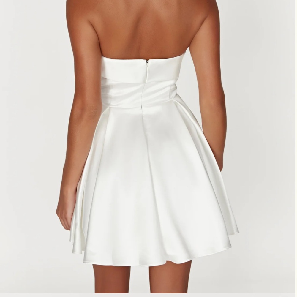 Meshki Eileen Mini Dress - White - Picture 4 of 5
